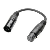 0,5 m Mikrofonkabel GRÜN XLR male auf XLR female DMX Mikrofon Kabel Adam Hall 