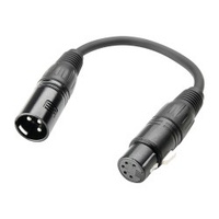 Mikrofonkabel XLR female auf male 0,5 m Adam Hall Cables 3 STAR MMF 0050 