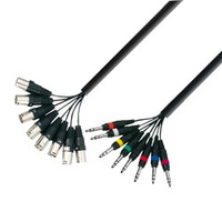 0,5 m Adam Hall 3-Star cables del micrófono violeta lila 3 pol XLR DMX cable cable de interconexión 