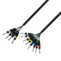 Breakout cable Sounddevices TA3 to XLR SD 552,442,633 5 Channel Multicore 