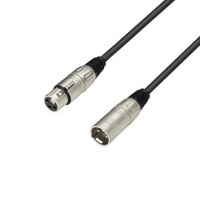 4x 3 m Mikrofonkabel 3 pol XLR DMX Adam Hall Mikrofon Kabel Neutrik kompatibel 