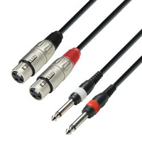 Adam Hall Cables K3MIDI0075RED Série 3 Star Câble MIDI 0,75 m Rouge 