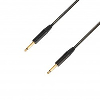 Rean Neutrik Right Angled Patch Lead Cable 6.35mm 1/4 Guitar FX 0.6m, Black Rean Neutrik Right Angled Patch Lead Cable 6.35mm 1/4 Guitar FX 0.6m, Black