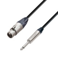2x 20 m Mikrofonkabel 3 pol XLR DMX Adam Hall Mikrofon Kabel Neutrik kompatibel 