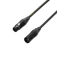 6.3 mm, mono, macho/hembra, 10 m Cable para micrófono XLR a jack Adam Hall Cables K3MFP1000