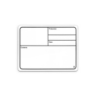 Einbauschale 170 x 125 mm für Beschriftungsschild Tourlabel Produktionsschild 