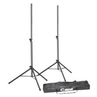 4 x ADAM HALL Mikrofonständer ECO incl Mikrofonklemme und Galgen Mikrofonstativ 