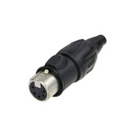 XLR Kabel 3pol 1m sw XLR-Stecker/BuchseMikrofonkabelVerbindungskabel 