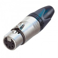 2 St 0,5 M Microfono Cavo Blu 3 Pol XLR NEUTRIK compatibile cavo DMX Adam Hall 