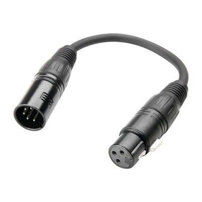 1 Set 0,5 m Adam Hall 3-Star Mikrofonkabel XLR XLR in 6 Farben DMX-Kabel 3 polig 