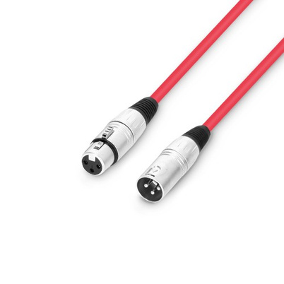 1 Set 0,5 m Adam Hall 3-Star Mikrofonkabel XLR XLR in 6 Farben DMX-Kabel 3 polig 