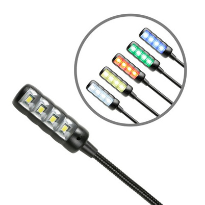 Usb outlet gooseneck light