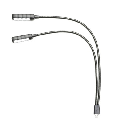 Usb gooseneck lamp outlet