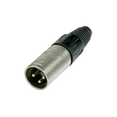 50 V 3 PIN Male Silver Plated Contacts XLR Connector