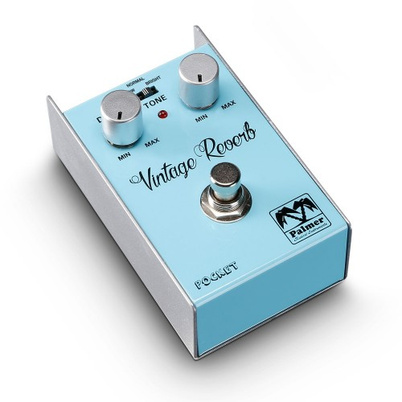 Vintage reverb pedal top